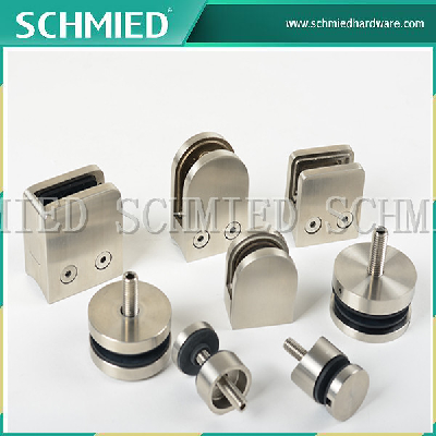 AISI304/316 SS Railing Glass Clamp