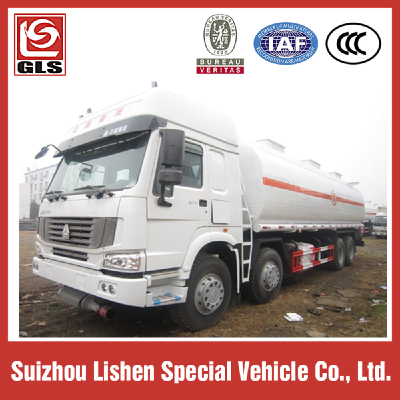 SLS5252GYY FUEL TRUCK HOWO TRUCK CHASSIS 290HP EURO 2 DIESEL ENGINE 6X4 22KL-25KL