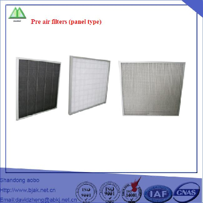 Pre air filters (panel type)