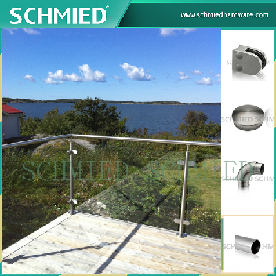 prices of stainless steel balcony glass railing
