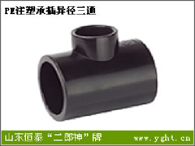 PE Injection Socket Reducing Tee