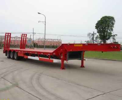 LUCHI Tri-axle Widen Low Bed Semi Trailer