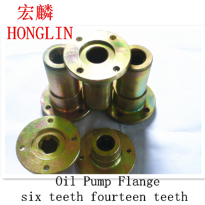 Oil Pump Flange, six teeth and fourteen teeth