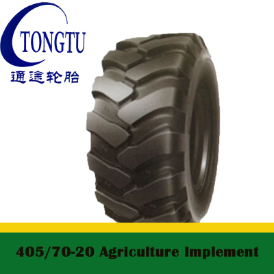 Agriculture implement tire 405/70-20