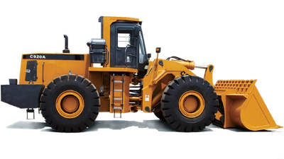 Heavy duty huge wheel loader for mining or constructing