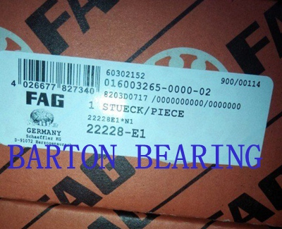 FAG 22228 Spherical roller bearings