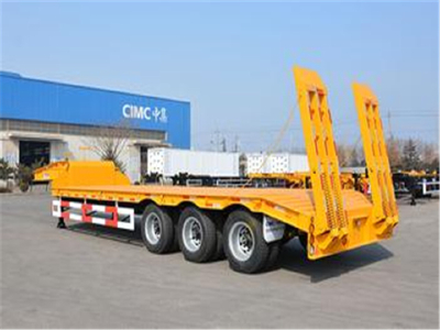 CIMC Low bed semi trailer