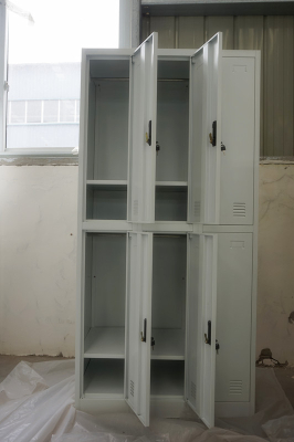 Metal 6 Door Clothing Cabinet