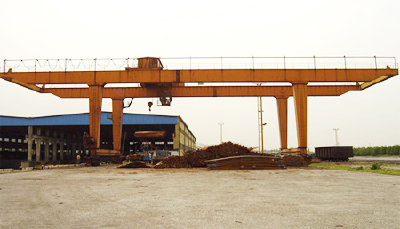 U 5-50/10 tons double girder gantry crane hook bridge