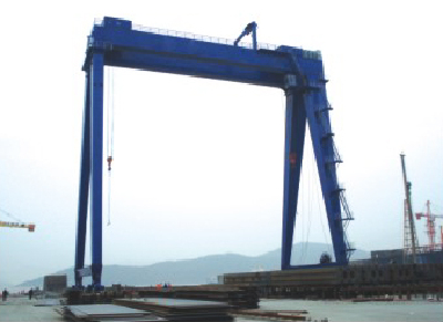 Shipbuilding gantry crane 3