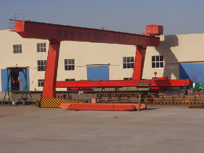 L single girder hook gantry crane