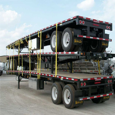 Hot Sale 3Axles Flatbed Container Trailer