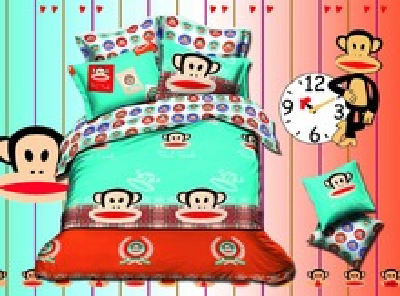 100% Cotton Cartoon Printed Pattern Children Bedding Set
