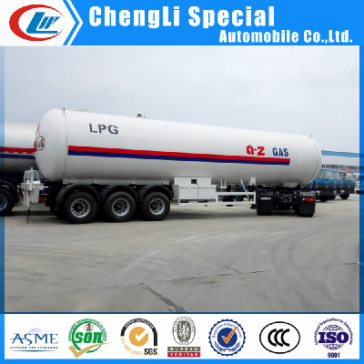 3 axle 50000L LPG tank semi trailer for sale