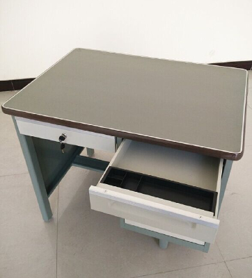 Cold rolled steel l shaped office desk / white high gloss office desk