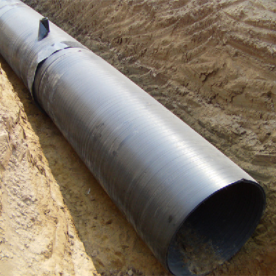 HDPE Plastics-Steel Double Wall Composite Drainage Pipe