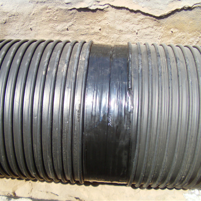 HDPE Plastics-Steel Double Wall Corrugated Drain Pipe