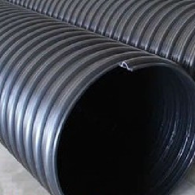 HDPE Plastics-Steel Double Wall Corrugated Drainage Pipe(smooth interior)