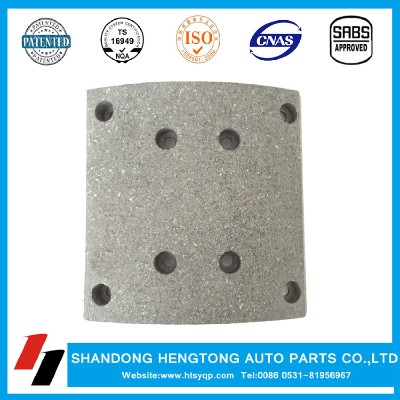 WVA19487 truck trailer brake lining with high qualityauto parts manufacturer