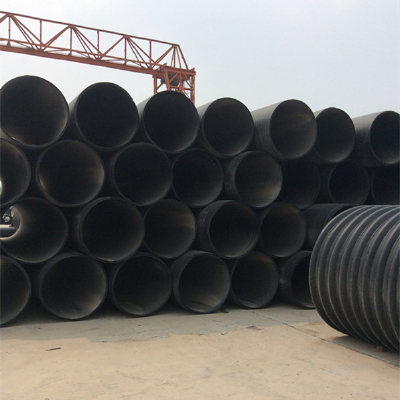 HDPE Black Double Wall Composite Drain Pipe Manufacturer