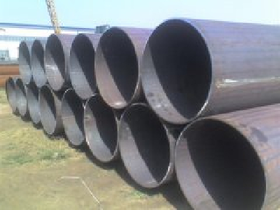 Double-sided submerged arc welding straight seam steel pipe