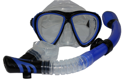 Scuba diving gear/equipment tempered glass diving mask snorkeling set