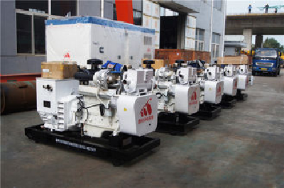 4 Sets marine diesel genset exported to South Asia