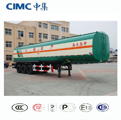 CIMC 45000 liters Fuel Oil Tank Semi Trailer/Water Tank Trailer