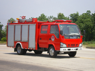 High quality factory price ISUZU 2T water tank fire truck
