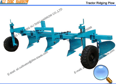 Tractor Hitched 4 Bottoms Ridging Plow