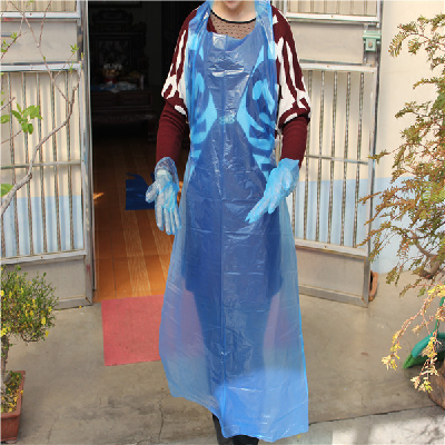 Disposable PE kitchen plastic apron