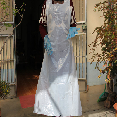 Hot sale disposable PE Laminated Tissue Paper apron