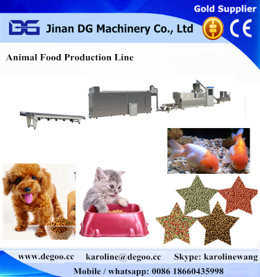 Automatic Dog food Cat Food Fish Feed Animal food extruder processing line