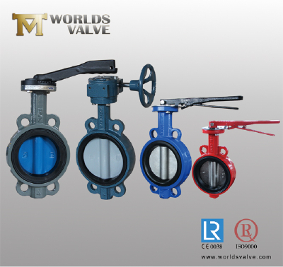 Teflon Lined Split Body Wafer Type Butterfly Valve With Alibaba Trade Assurance