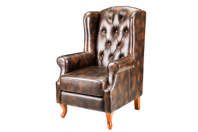 Accent chair, fabric chair