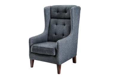 Accent chair, fabric chair