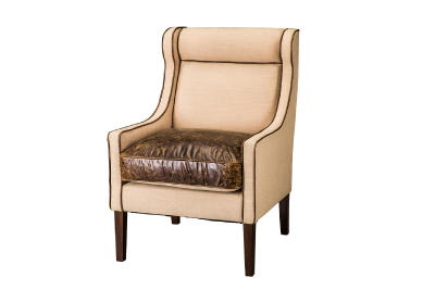 Accent chair, fabric chair