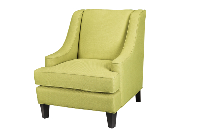 Accent chair, fabric chair