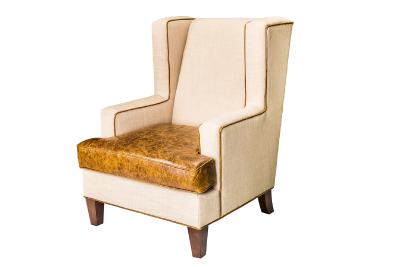 Accent chair, fabric chair