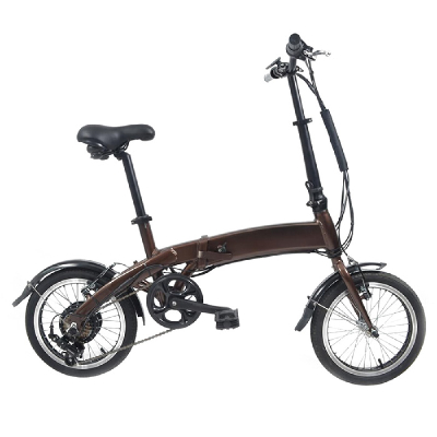 16 Inch Folding Electric Bicycle with 250W Brushless Hub Motor