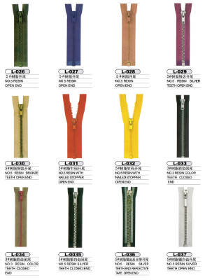 The resin zipper