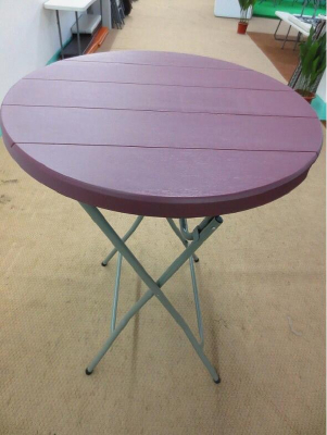promotional Plastic round high height multifunction foldingcocktailbanqut bar tables
