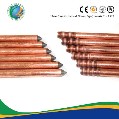 Groundng material copper bonded earth rod