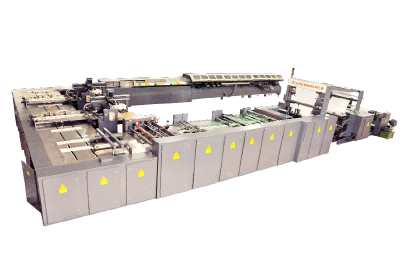 High-speed wireless web flexo cold glue binding Production Line