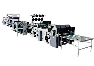 (Dual paper path) web flexo high-speed wire saddle Production Line