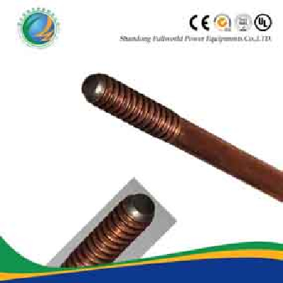 Shandong long use life copper earthing rod