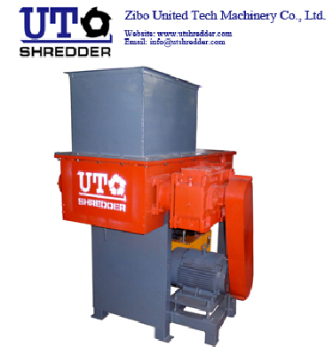 single shaft shredder / one rotor shredder/ shaft crusher