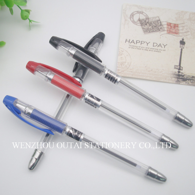 OUTAE Plastic BallPoint Pen Promotional Pen Logo Pen Smooth Fast WritingBall Pen OT-317-B