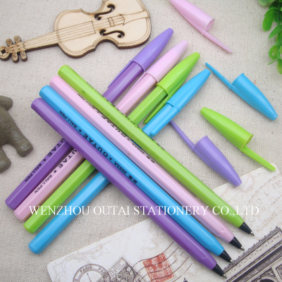 OUTAE Plastic BallPoint Pen Smooth Fast Writing Ball Pen Promotional PenLogo Pen Multicolor OT-934-B