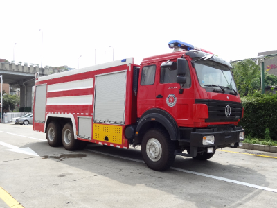 High quality factory price 12t Northern Benz 6X4 Water Foam Fire Truck